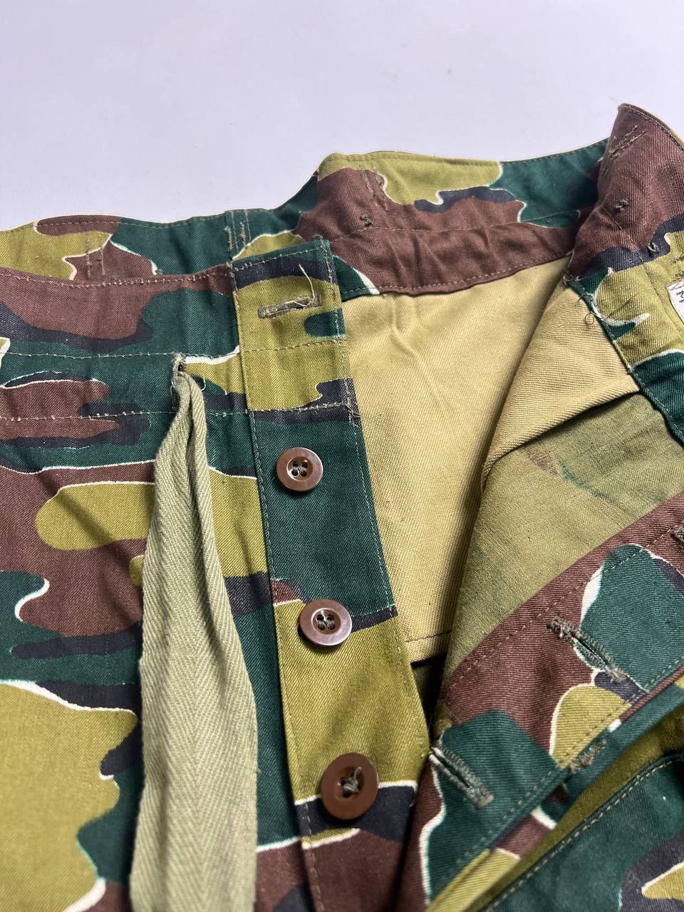 Vintage Old Belgian Jigsaw Camo Pants Seyntex 1962 Belgium cargo Size US 34 / EU 50 - 10 Thumbnail