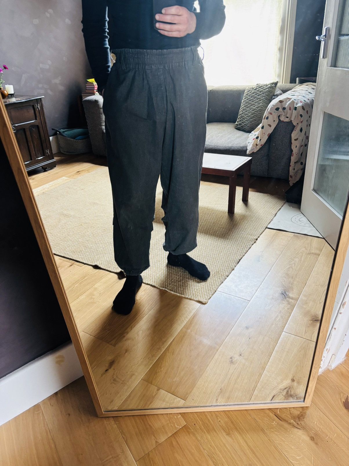 Yohji Yamamoto Yohji Yamamoto Y’s Grey Parachute Trousers Size US 34 / EU 50 - 1 Thumbnail