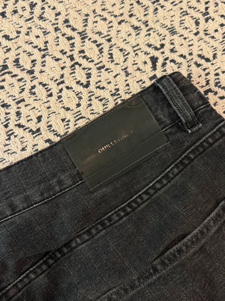 Our Legacy our legacyVAST CUT Washed grey Torino Stripe 2505-Nextarrow Size US 34 / EU 50 - 3 Thumbnail