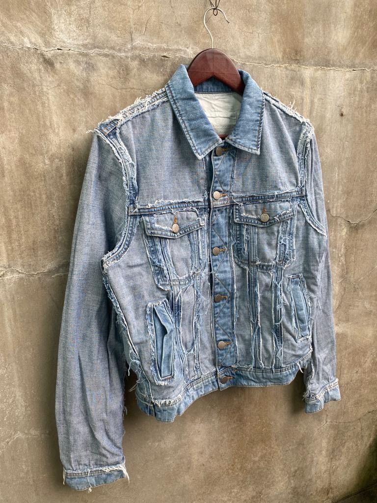 H&M × Maison Margiela Reconstructed Denim Jacket Size US M / EU 48-50 / 2 - 3 Thumbnail
