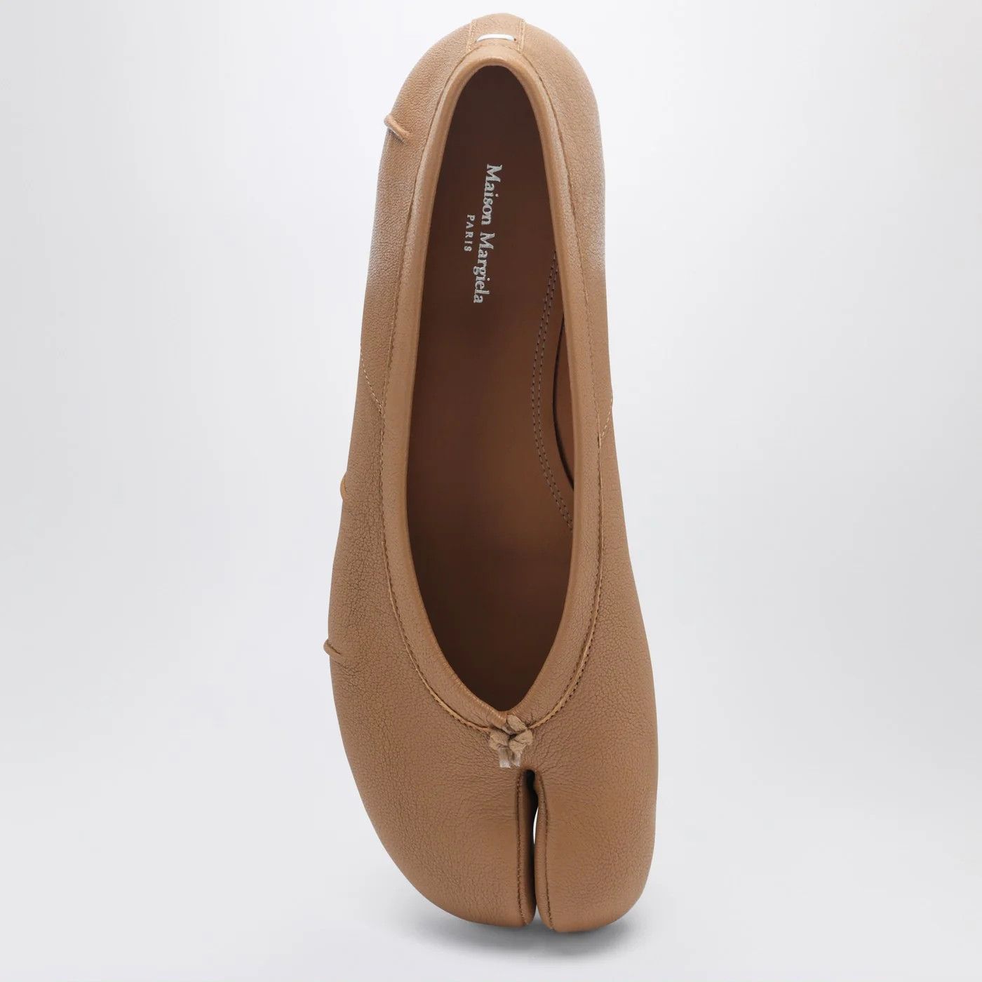 Maison Margiela o1d2blof0426 Leather Ballet Flats in Beige Size US 11 / IT 41 - 3 Thumbnail