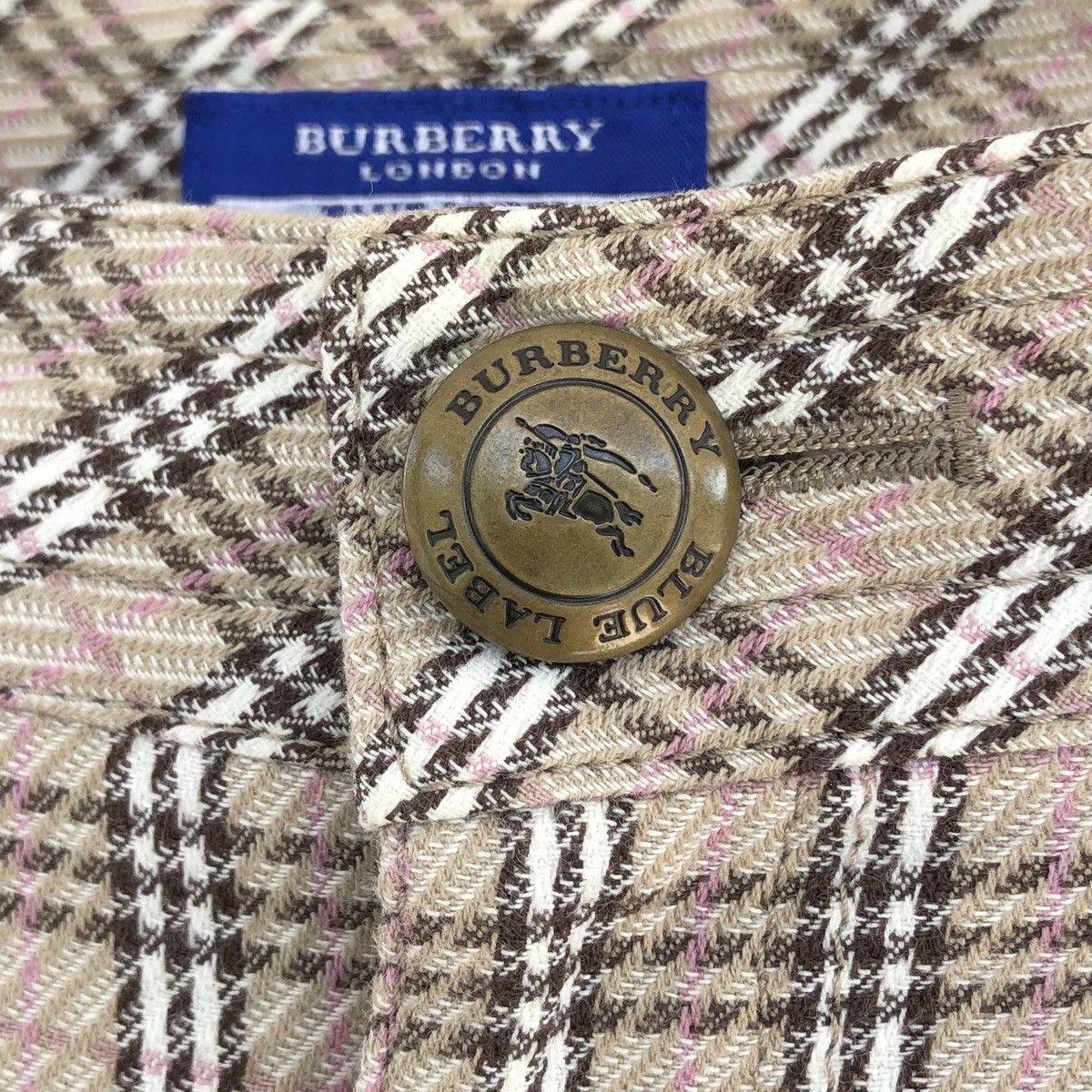 Burberry Burberry London Blue Label Women Nova Check Shorts Pant Size 28" / US 6 / IT 42 - 10 Thumbnail