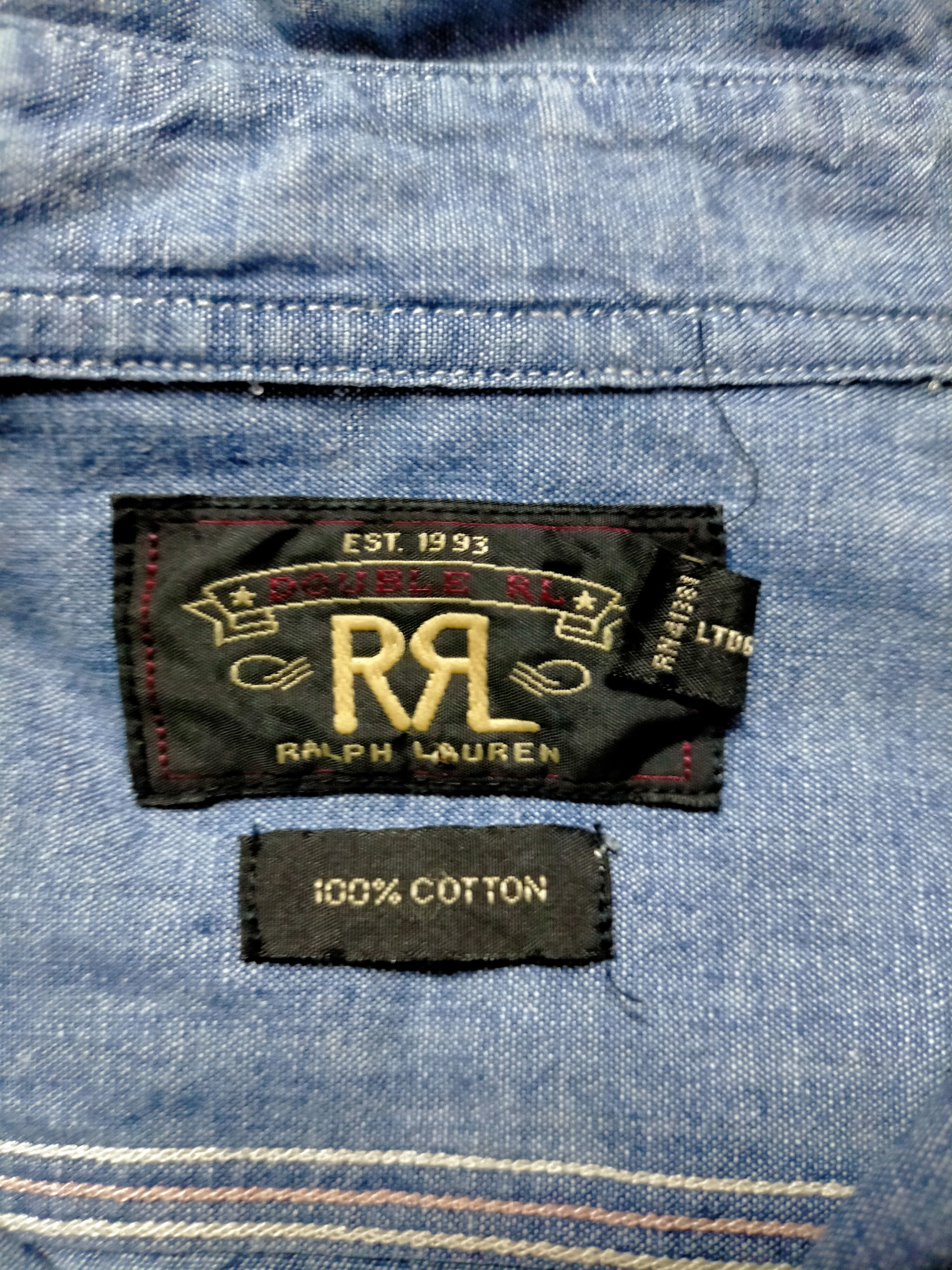 Polo Ralph Lauren RRL Ralph Lauren Chambry Button ups shirts Size US L / EU 52-54 / 3 - 14 Thumbnail