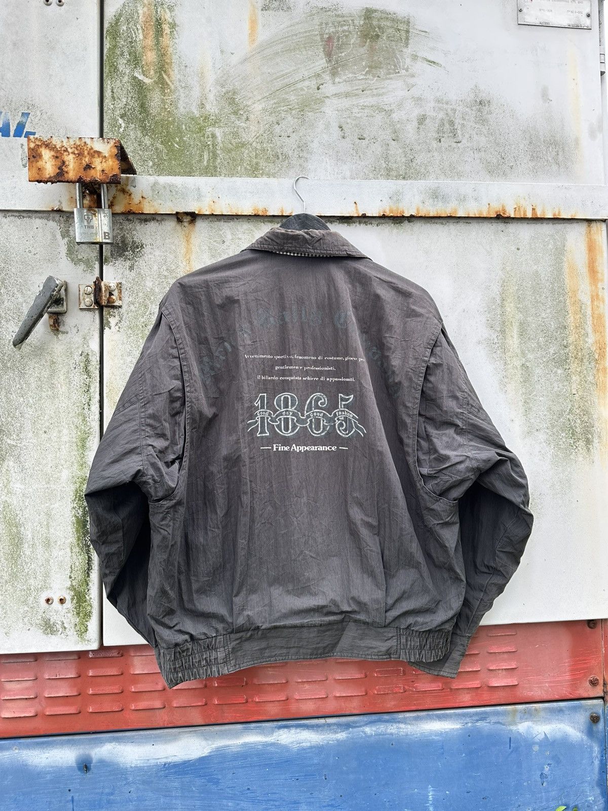 Vintage 👹THRASHED Faded Joslyn Art Museum Bomber Jacket Size US M / EU 48-50 / 2 - 8 Thumbnail