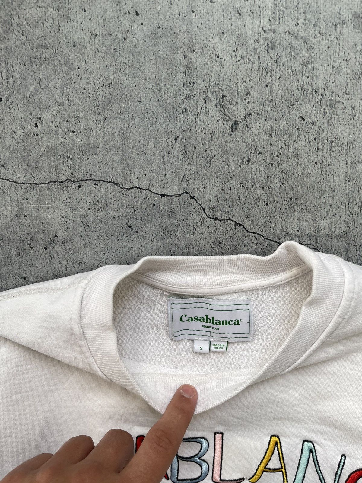Casablanca Casablanca sweatshirt size s white men Size US S / EU 44-46 / 1 - 3 Thumbnail