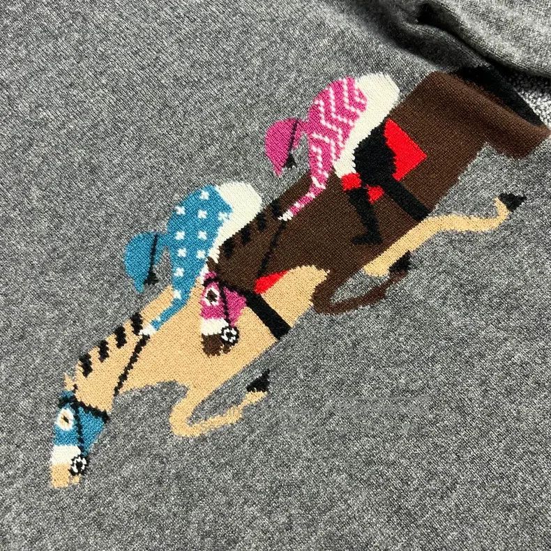 Hermes Hermes Horse racing cashmere knit sweater Size M / US 6-8 / IT 42-44 - 3 Thumbnail