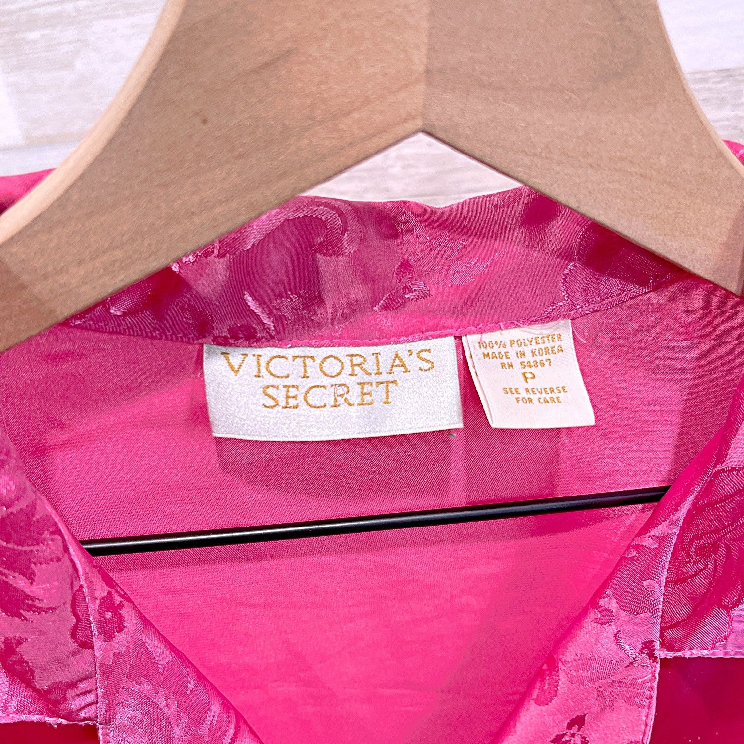Victoria's Secret Victorias Secret Gold Label Satin Nightshirt Womens XS P Size ONE SIZE - 6 Thumbnail