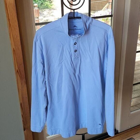 Tommy Bahama Tommy Bahama Sz. L Baby Blue 1/4 Buttoned Logo Embroidered C Size US L / EU 52-54 / 3 - 2 Thumbnail