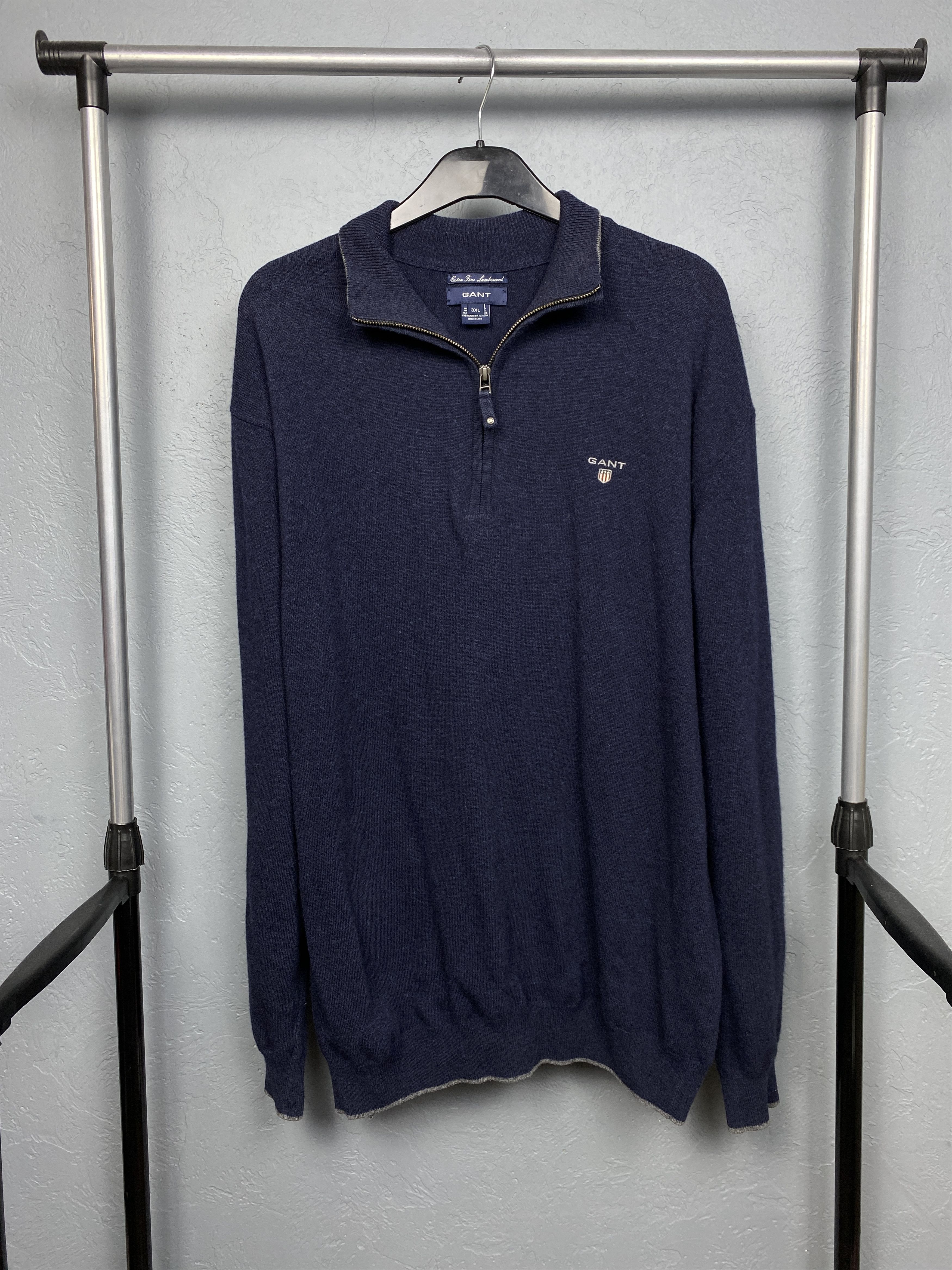 Gant Gant Vintage Mens 1\4 Zip Wool Sweater Size US XXL / EU 58 / 5 - 1 Thumbnail