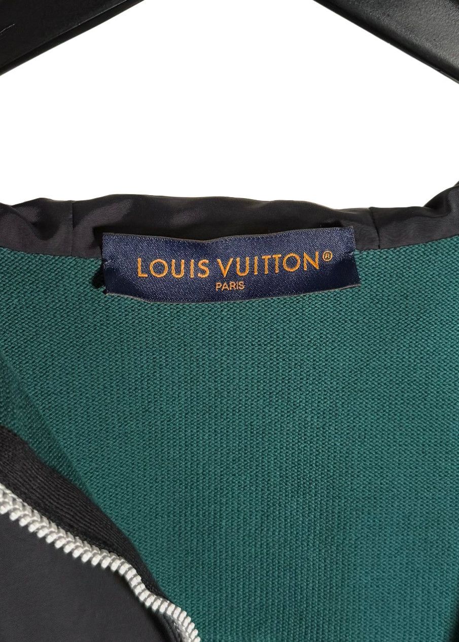 Louis Vuitton Louis Vuitton SS23 Green Black Colourblock Hybrid Zip Hoodie Size US XL / EU 56 / 4 - 8 Thumbnail