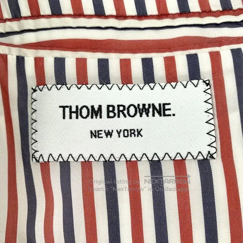 Thom Browne Thom Browne Color-Block Cotton Men's Jacket . Size US M / EU 48-50 / 2 - 5 Thumbnail
