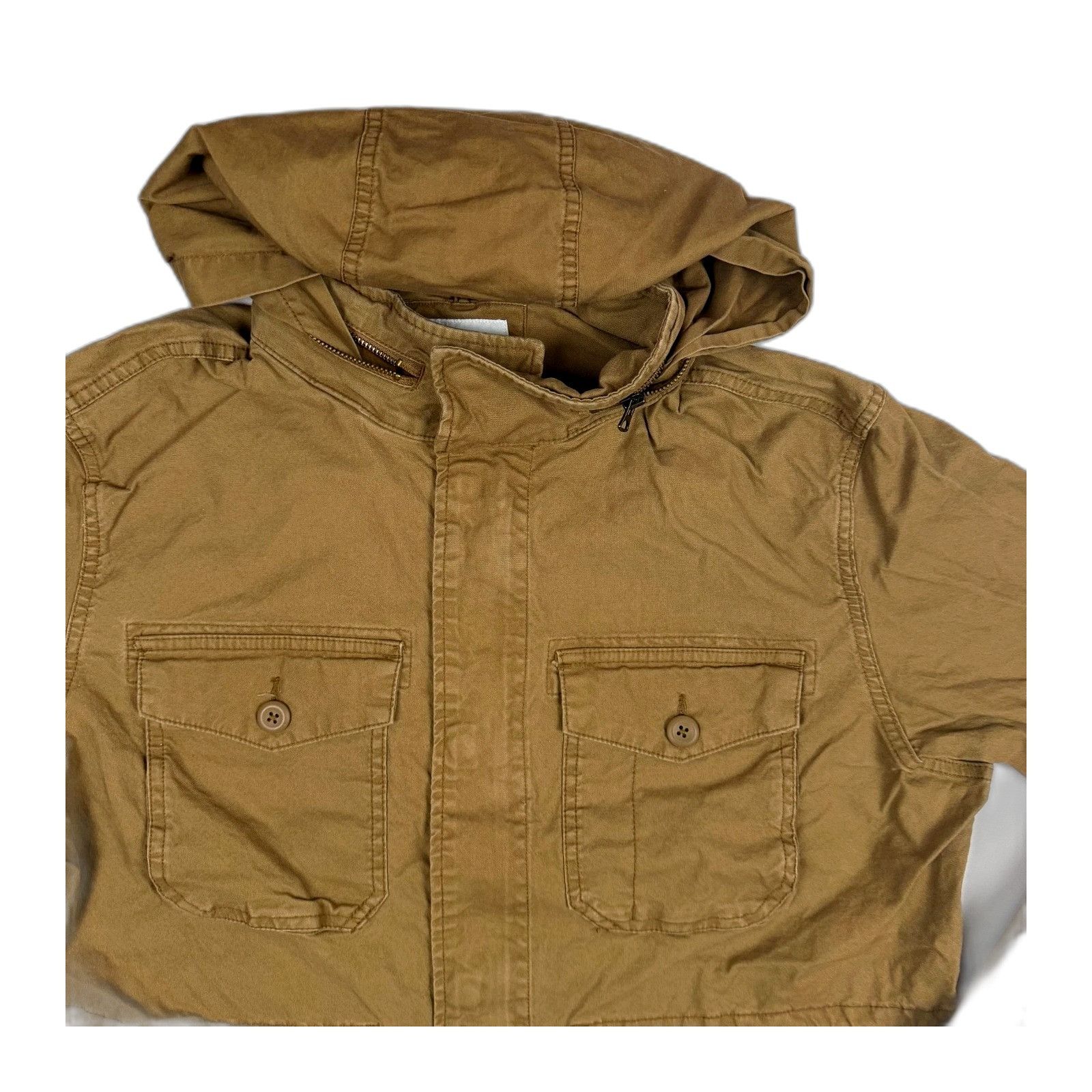 Old Navy Old Navy M-65 Field Jacket Hooded Military Safari Utility Co Size US L / EU 52-54 / 3 - 5 Thumbnail