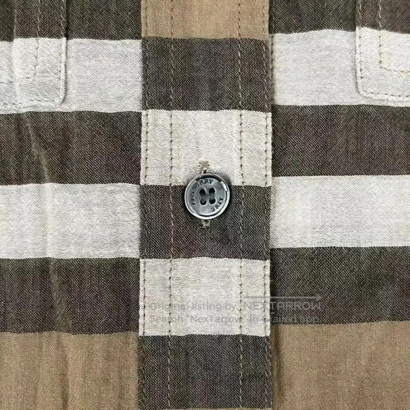 Burberry Burberry Khaki Long Sleeve Button-Up Shirt. Size XS / US 0-2 / IT 36-38 - 4 Thumbnail