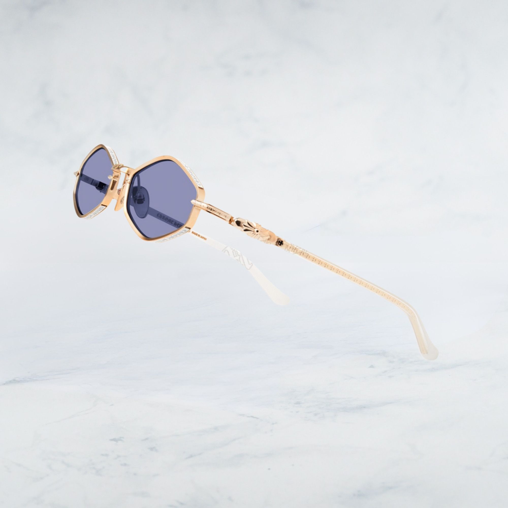 Chrome Hearts CHROME HEARTS NIP SLIP Matte Gold Plated/White-White Size ONE SIZE - 3 Thumbnail