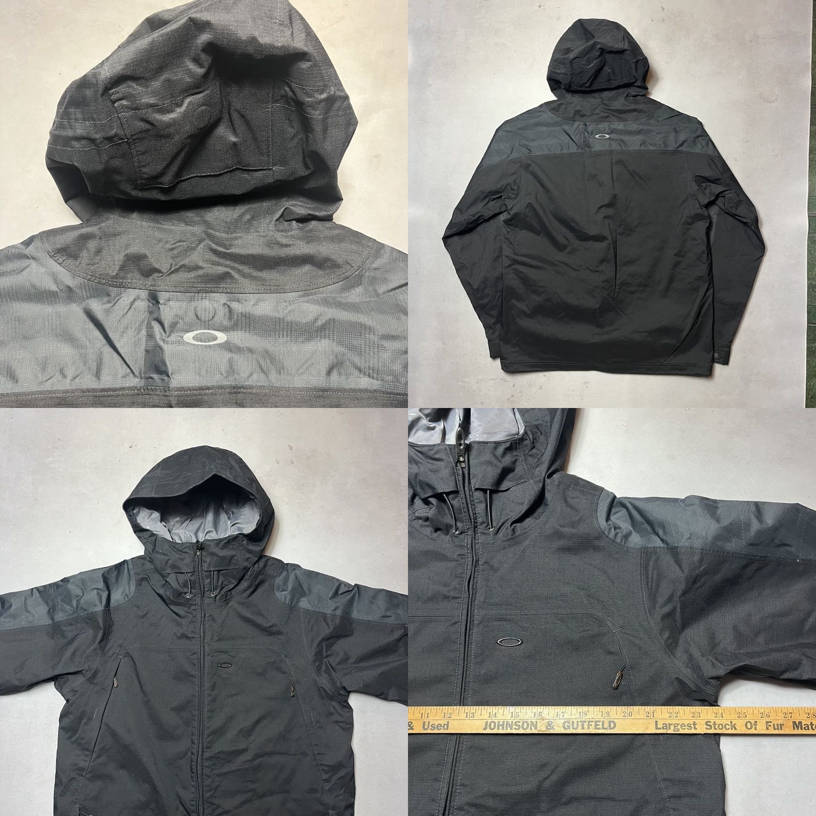 Oakley VINTAGE Oakley Technical Snowboard Hooded Soft Shell Jacket Men M Black Size US M / EU 48-50 / 2 - 8 Thumbnail