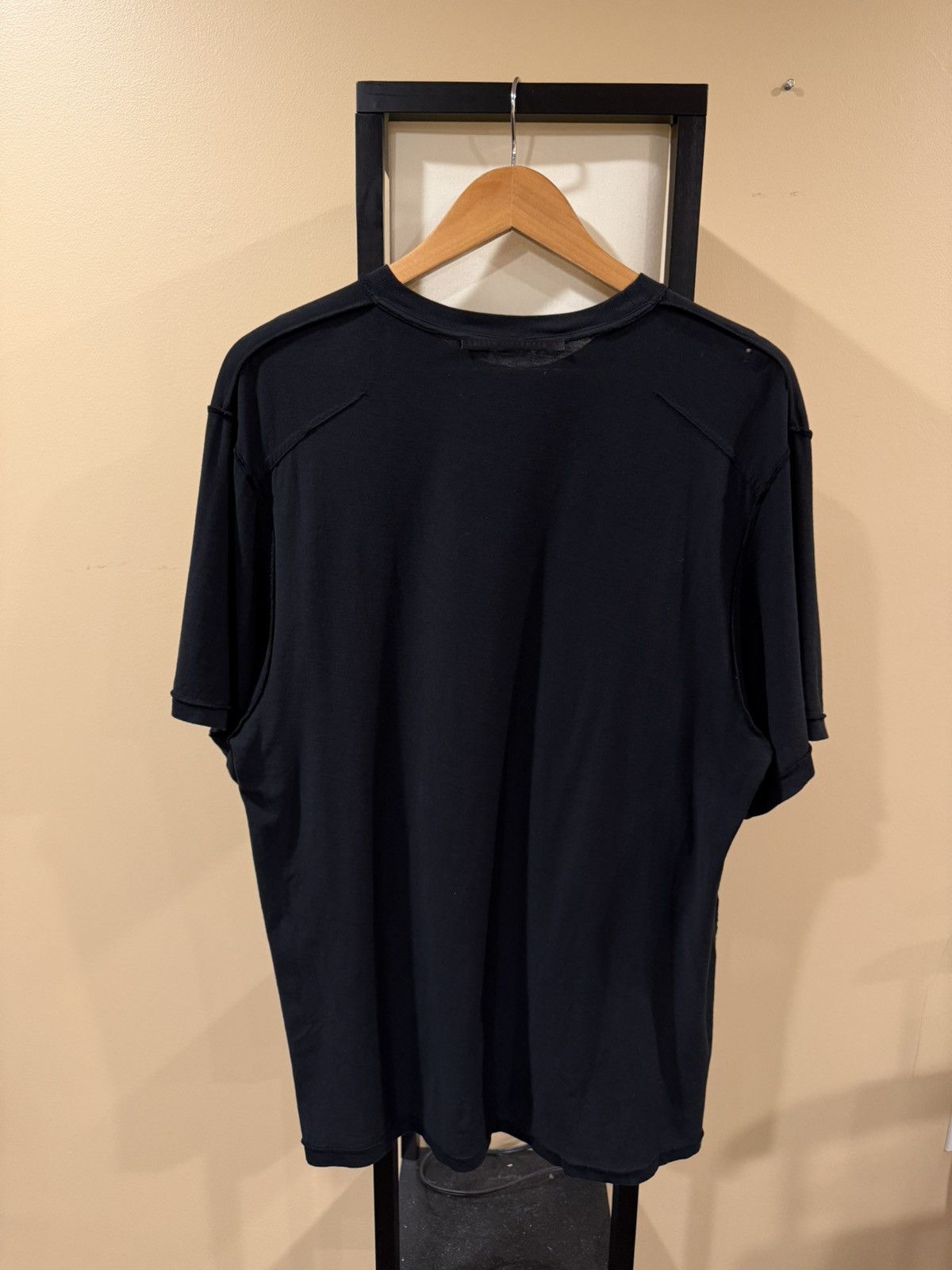 Haider Ackermann Haider Ackermann Oversize HA Black Reversible Pocket T-Shirt Size US S / EU 44-46 / 1 - 5 Thumbnail