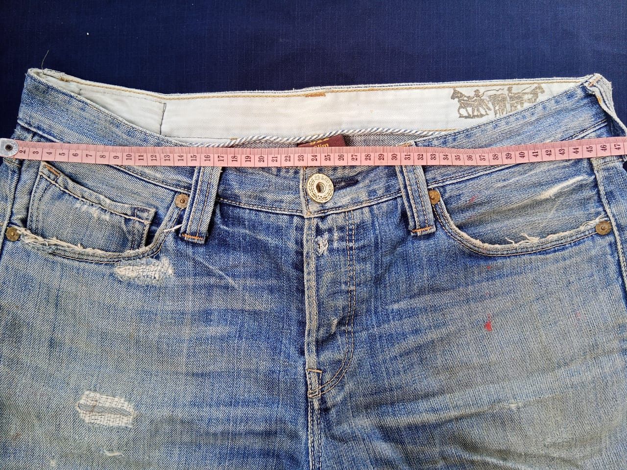 Japanese Brand × Levi's × Vintage Vintage rare Levi's 522 slim starlight Size US 34 / EU 50 - 3 Thumbnail