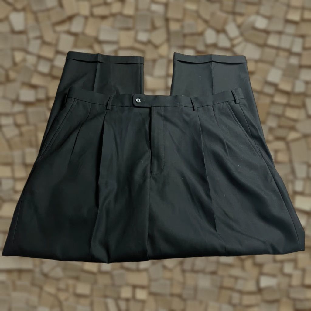 George GEORGE Dress Pants Men's W42 L30 Black Straight Pants Buttons Pockets Size US 42 / EU 58 - 1 Thumbnail