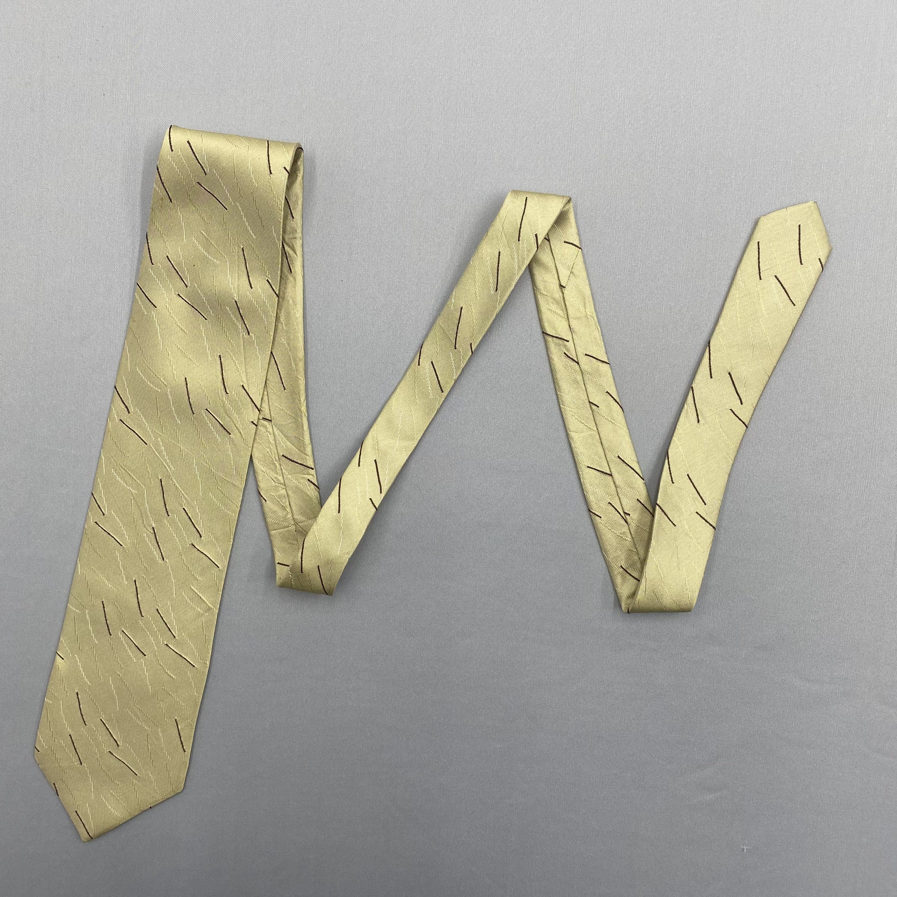 Issey Miyake Vintage Issey Miyake SILK Necktie Cravate Pure Silk Neck Tie Size ONE SIZE - 5 Thumbnail