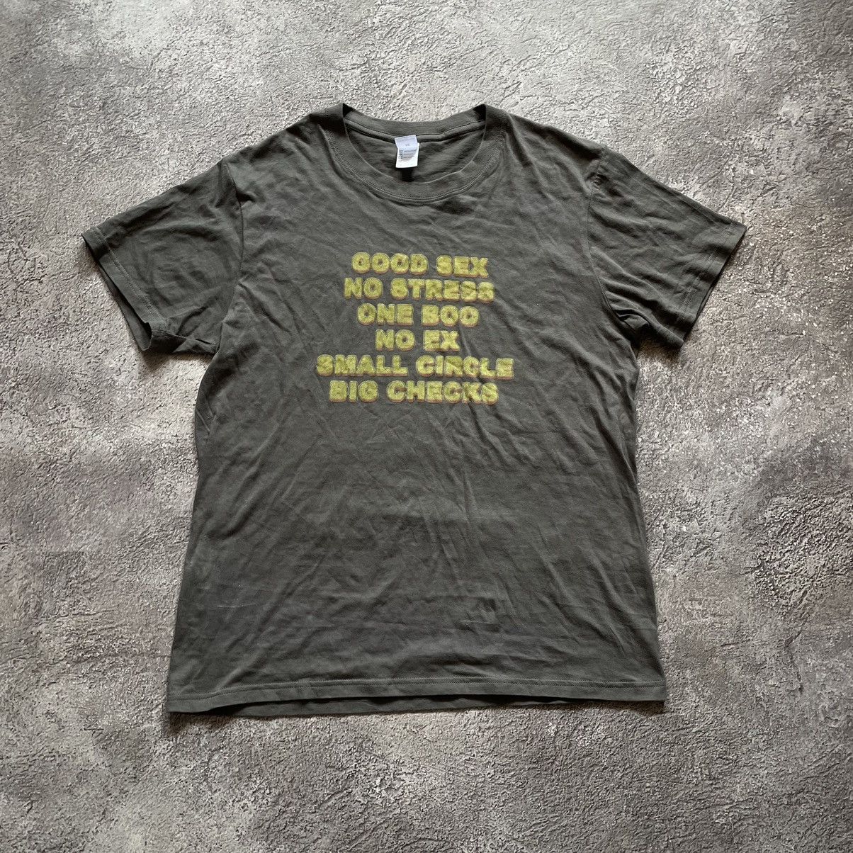 Vintage Vintage 90s Sun Faded Graphic Humor Tee Streetwear Boxy M Size US M / EU 48-50 / 2 - 2 Thumbnail