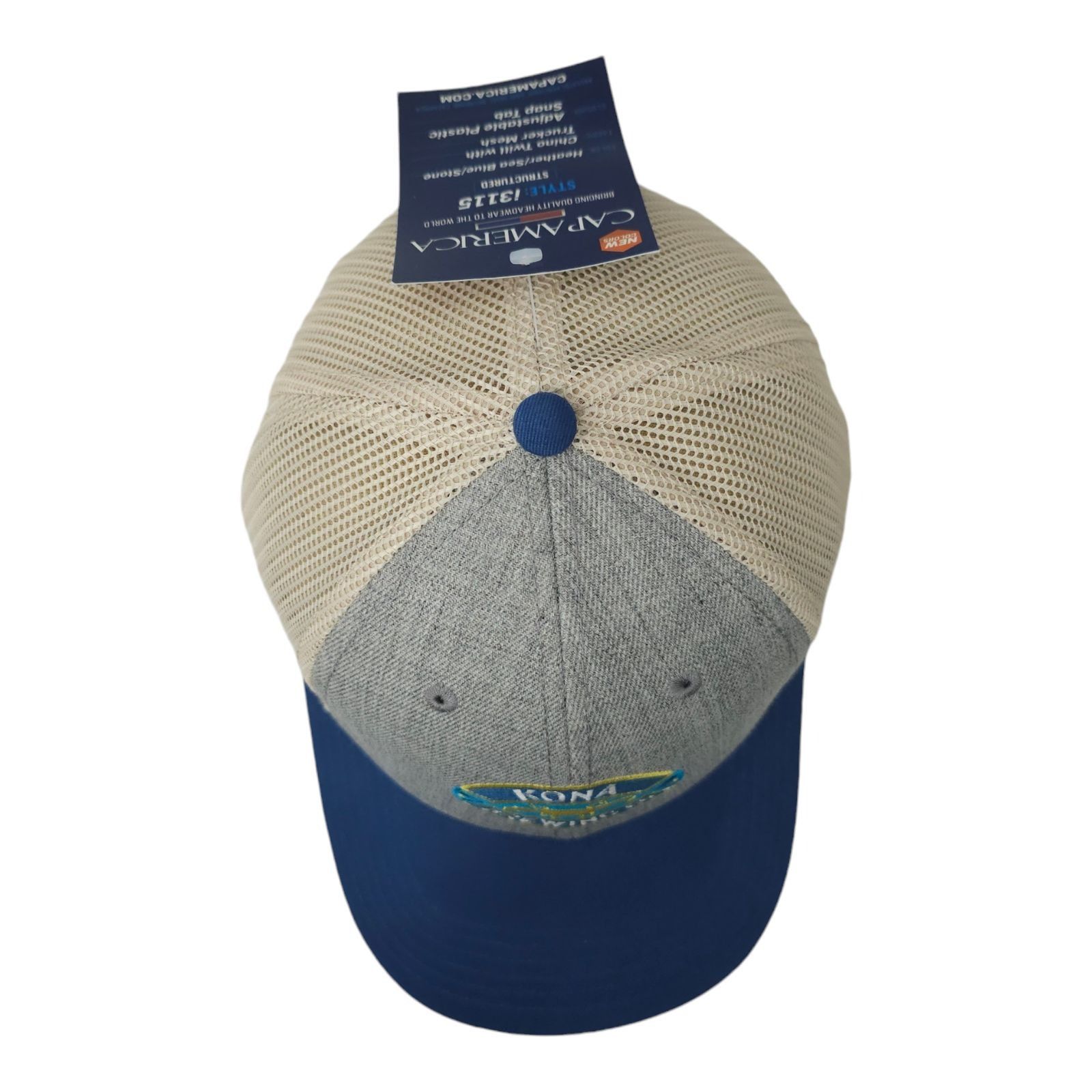 Other Kona Brewing Co Snapback Cap Embroidered Chino Twill Mesh Size ONE SIZE - 6 Thumbnail