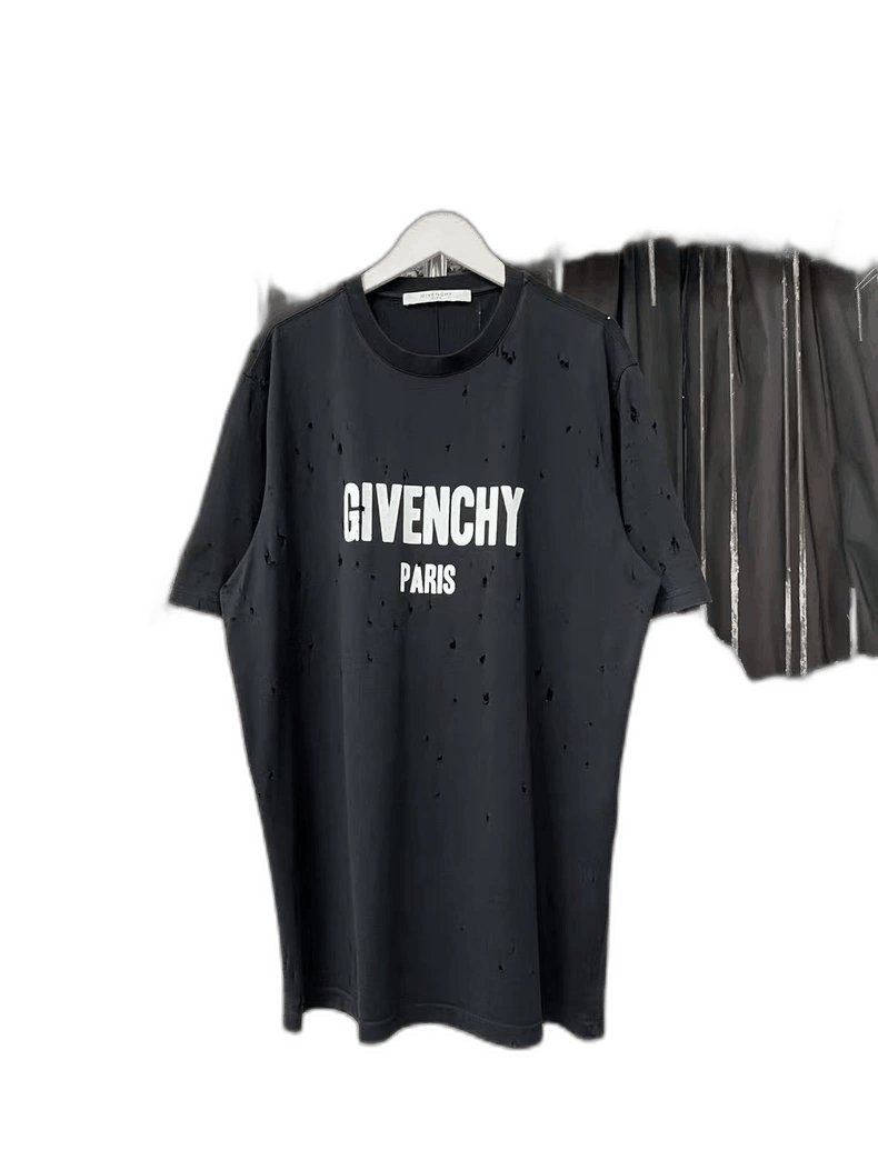 Givenchy Givenchy Distressed Short Sleeve T-Shirt Size US S / EU 44-46 / 1 - 1 Thumbnail