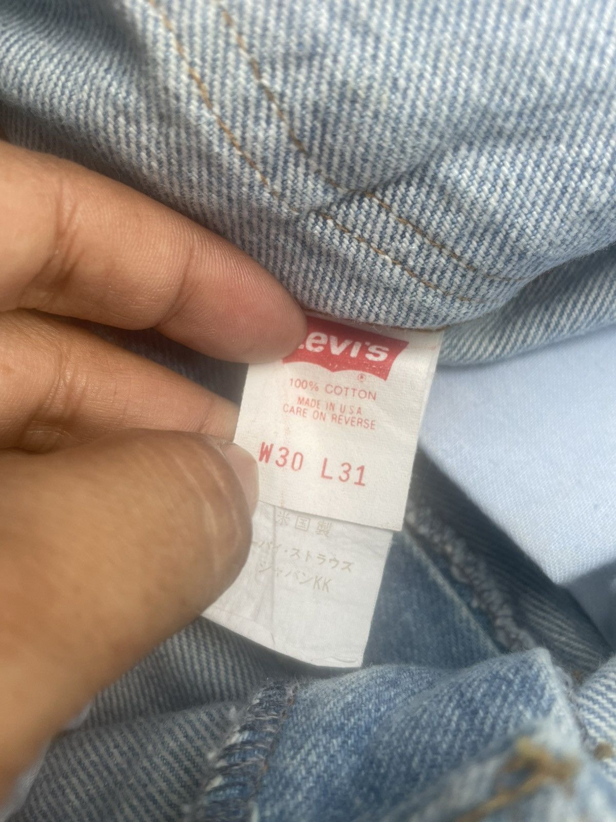 Levi's × Vintage Vintage 1998 Levis 610 With Tags Size 29" - 20 Thumbnail