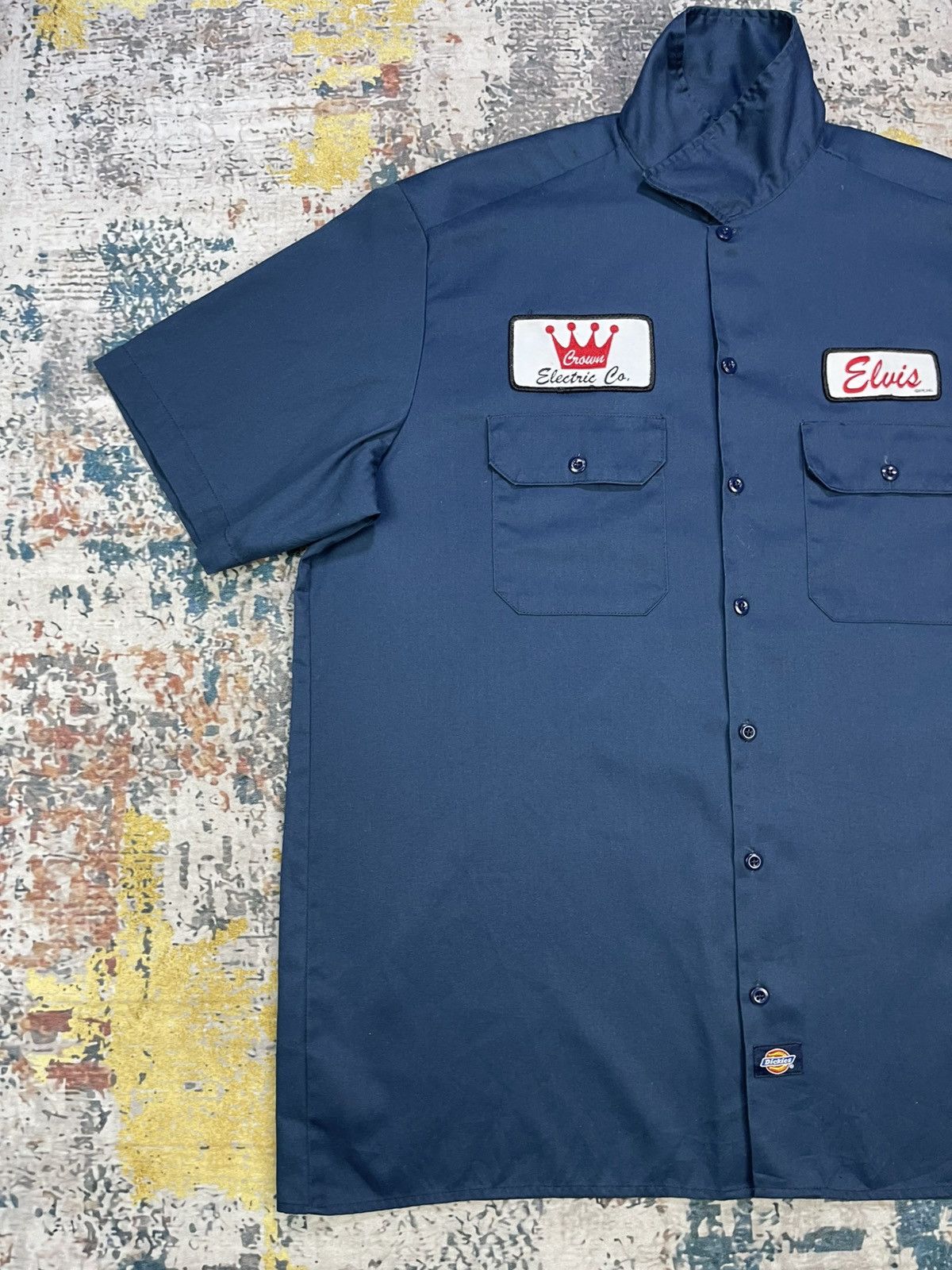 Dickies Vtg Dickies Double Pocket Button Down Work Shirt Size US XL / EU 56 / 4 - 6 Thumbnail