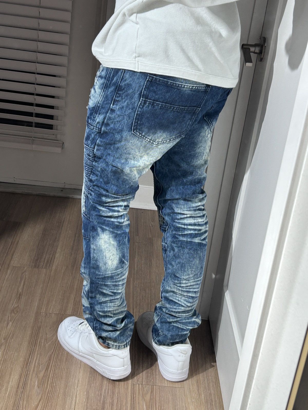 Affliction × Japanese Brand × Vintage Crazy Y2K 1738 Dynasty Affliction style crosses grunge jeans Size US 34 / EU 50 - 6 Thumbnail
