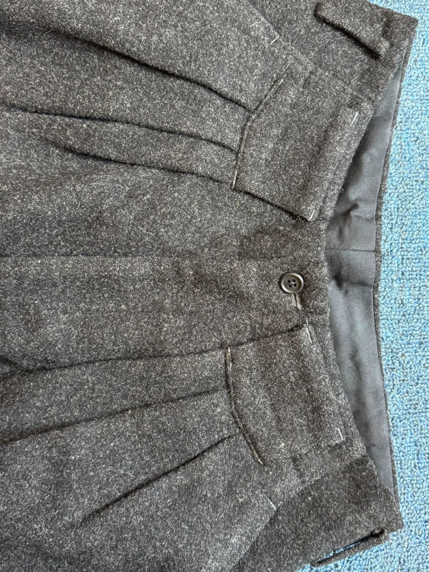 Yohji Yamamoto Yohji Yamamoto YS Man Early High Waist Wool Pants Size US 37 - 5 Thumbnail