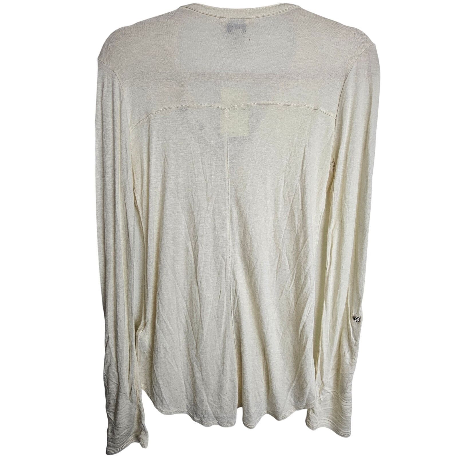 Lucky Brand Lucky Brand Women Henley Size XS Velvet Front Cream Size XS / US 0-2 / IT 36-38 - 10 Thumbnail