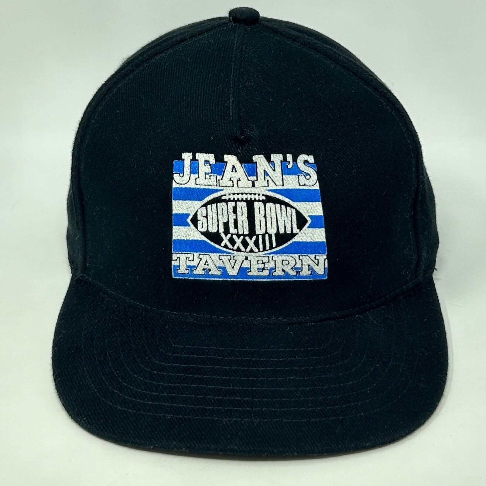 Otto Vintage 90s Super Bowl XXXIII Jeans Tavern Hat Baseball Cap Size ONE SIZE - 1 Thumbnail