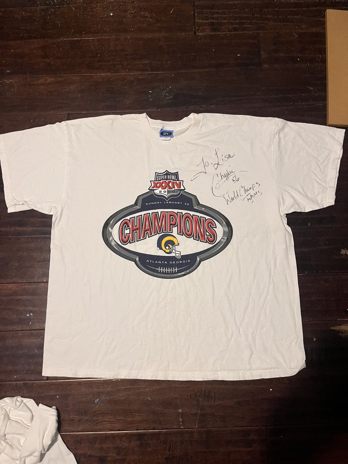 Vintage 2000 Super Bowl Tee Size US XXL / EU 58 / 5 - 1 Thumbnail