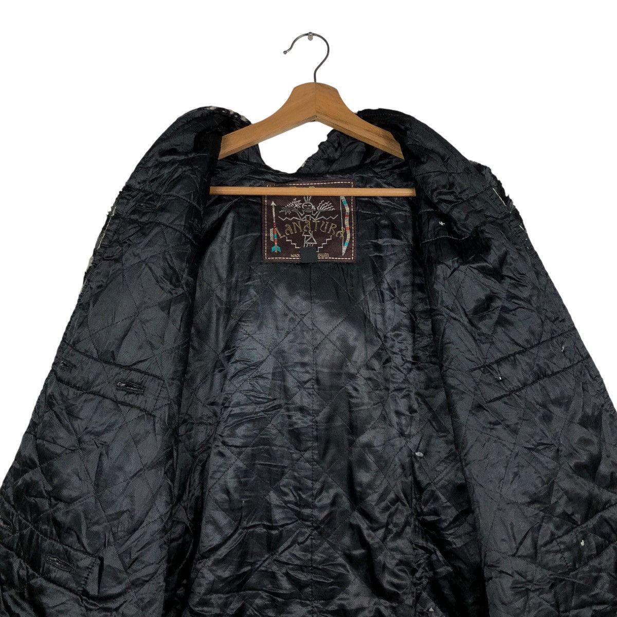Japanese Brand × Vintage 📌Vintage Lanatura Goldwin Button Jacket Native Navajo Aztec Size US L / EU 52-54 / 3 - 17 Thumbnail