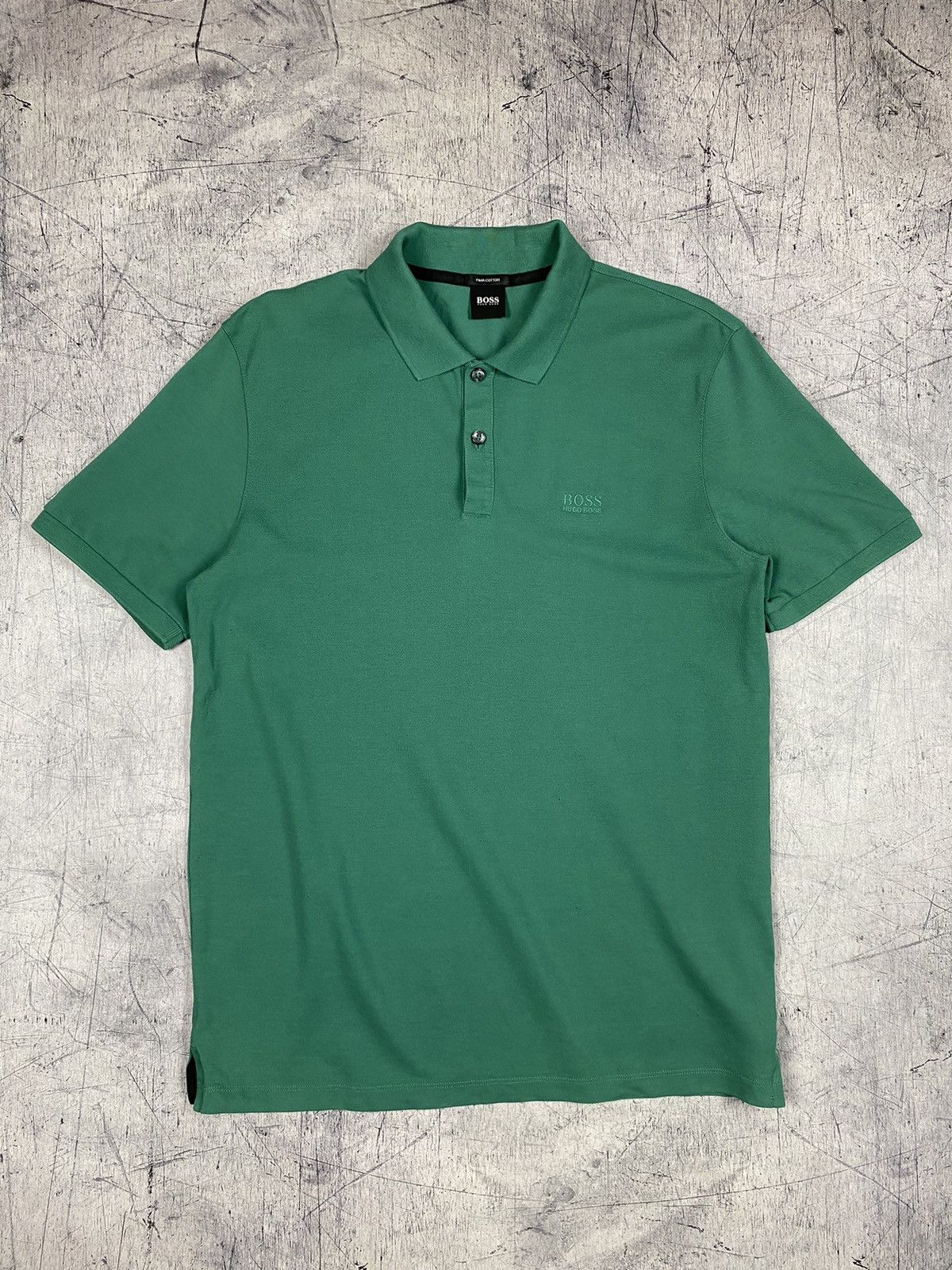 Hugo Boss Hugo Boss Basic Luxury Polo T Shirt Size US L / EU 52-54 / 3 - 2 Thumbnail