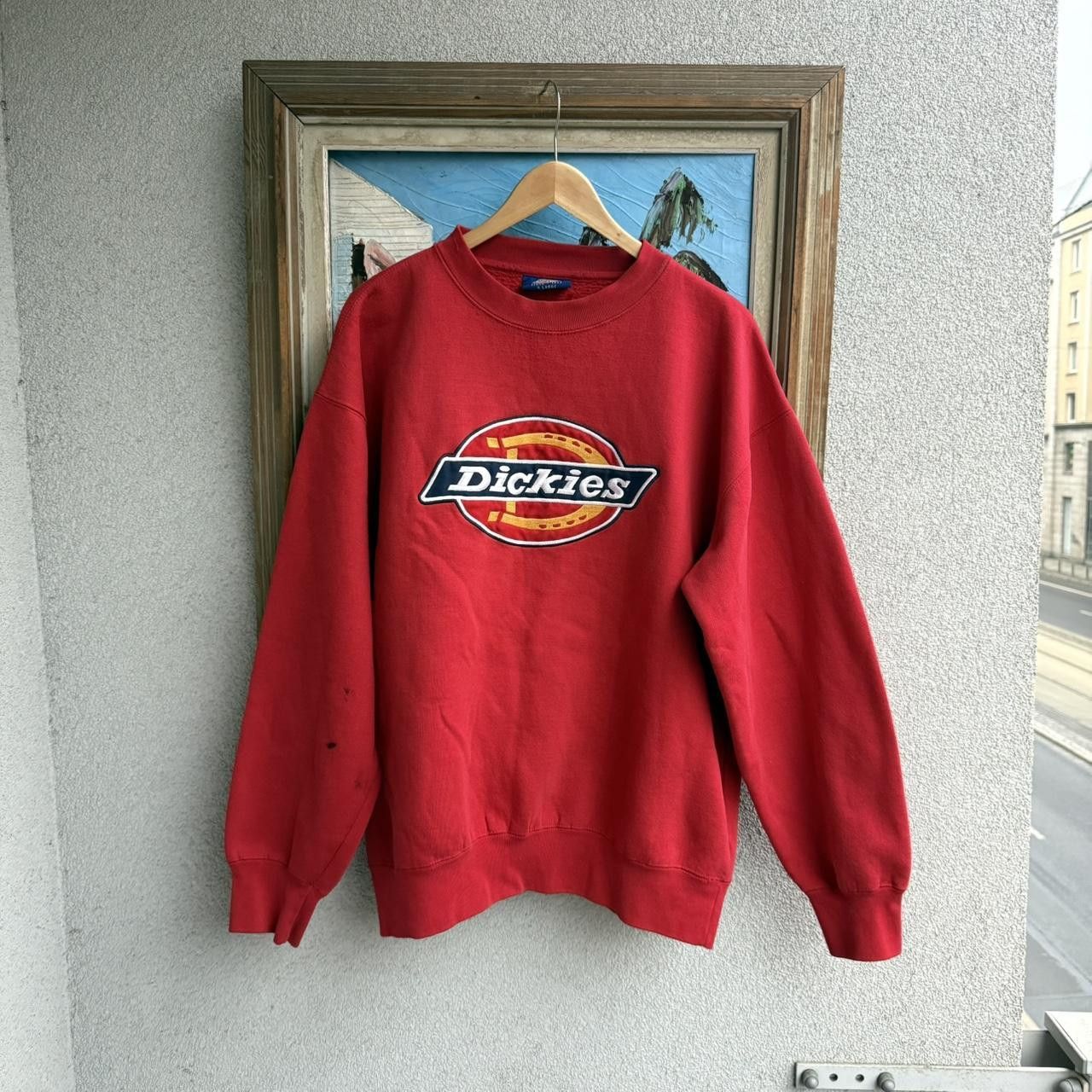 Dickies Dickies red crewneck sweatshirt Big Logo Skate Size US XL / EU 56 / 4 - 1 Thumbnail