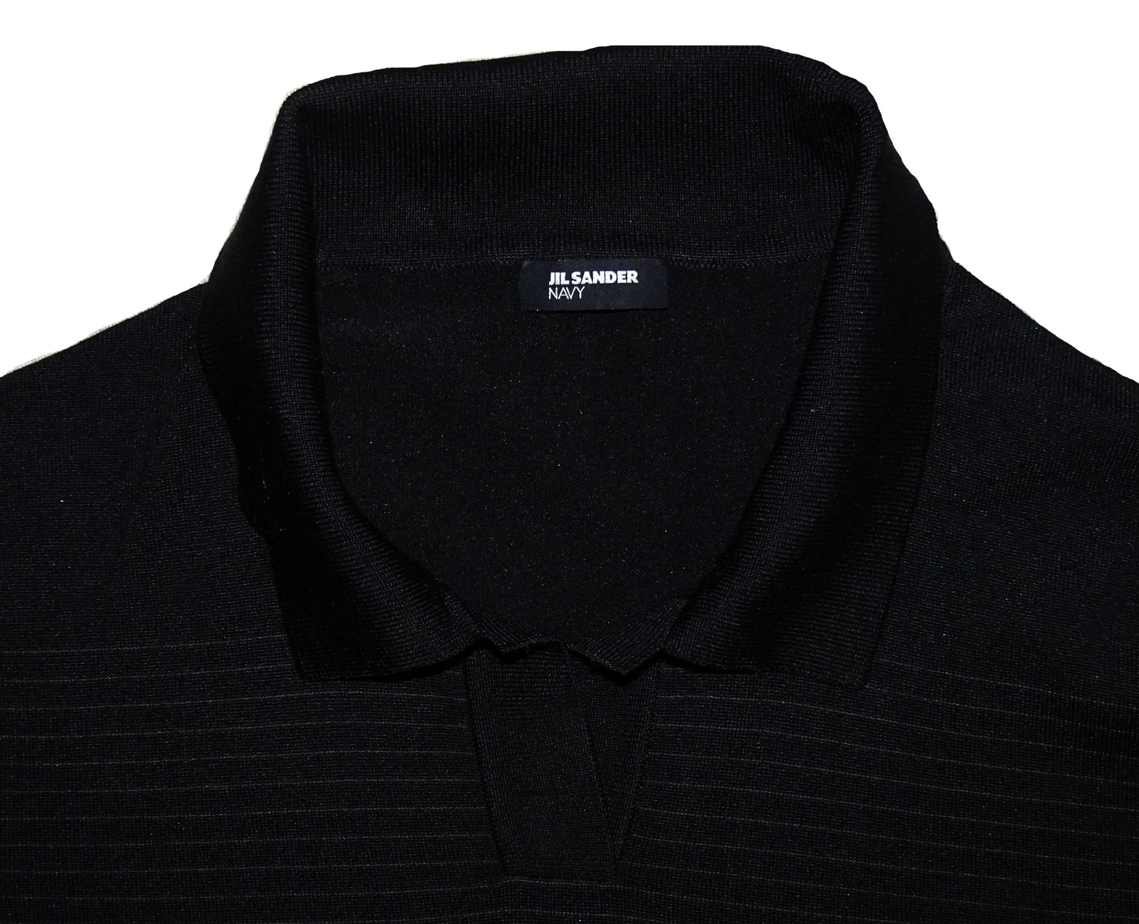 Jil Sander JIL SANDER SILK BLEND POLO SHIRT Size US S / EU 44-46 / 1 - 2 Thumbnail