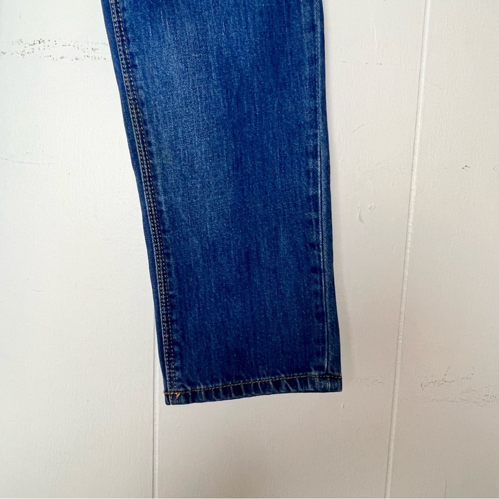 American Eagle Outfitters AEO Button-fly Distressed Patchwork Skinny Jeans Women 2 Size 26" / US 2 / IT 38 - 9 Thumbnail