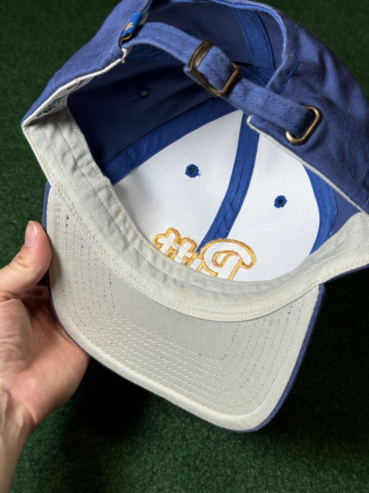 Top Of The World × Vintage Vintage 90s Pitt University Of Pittsburgh Script TOW Hat Size ONE SIZE - 6 Thumbnail