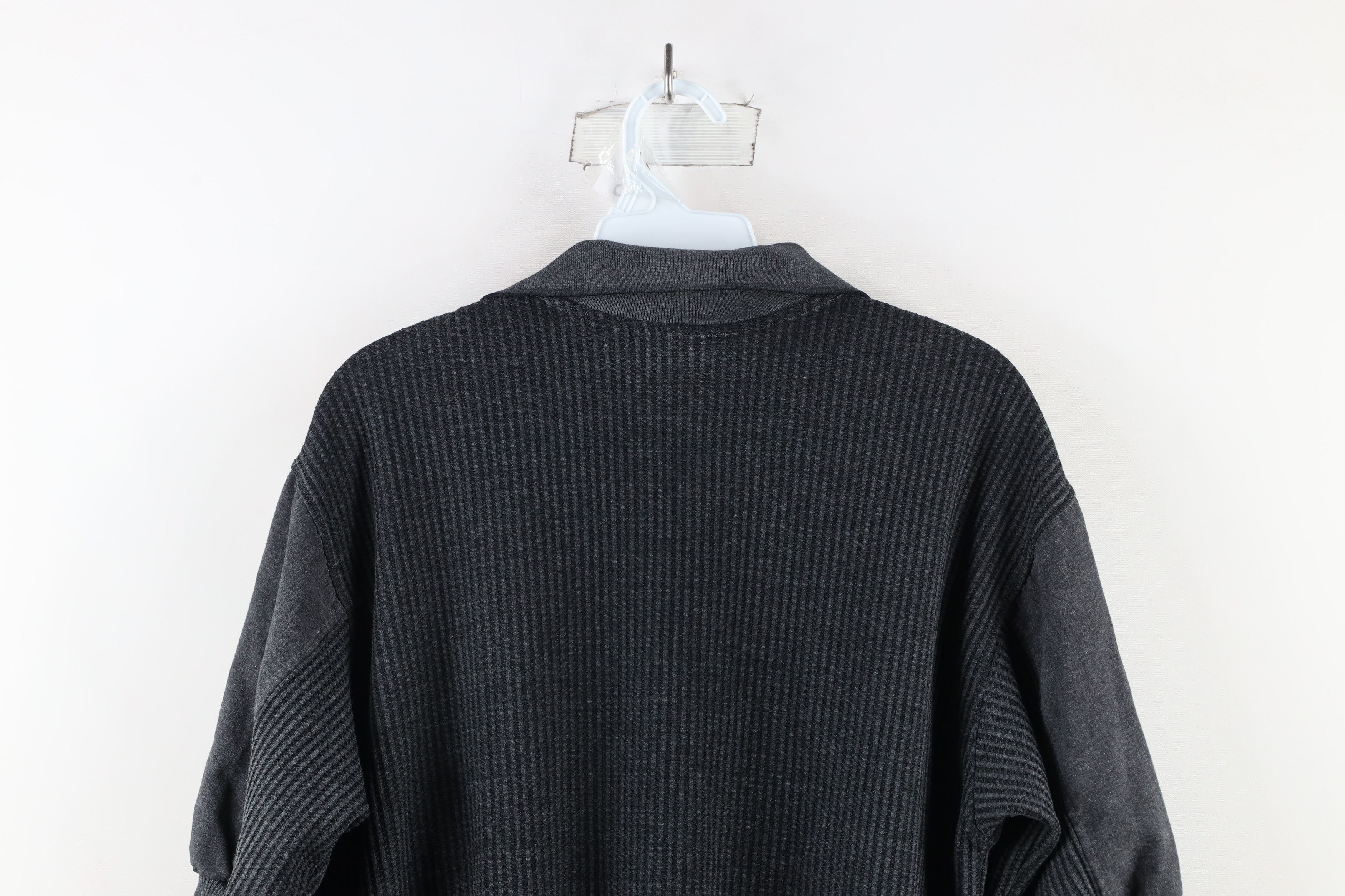 Vintage Vintage 90s Streetwear Waffle Knit Pullover Polo Shirt Size US M / EU 48-50 / 2 - 8 Thumbnail