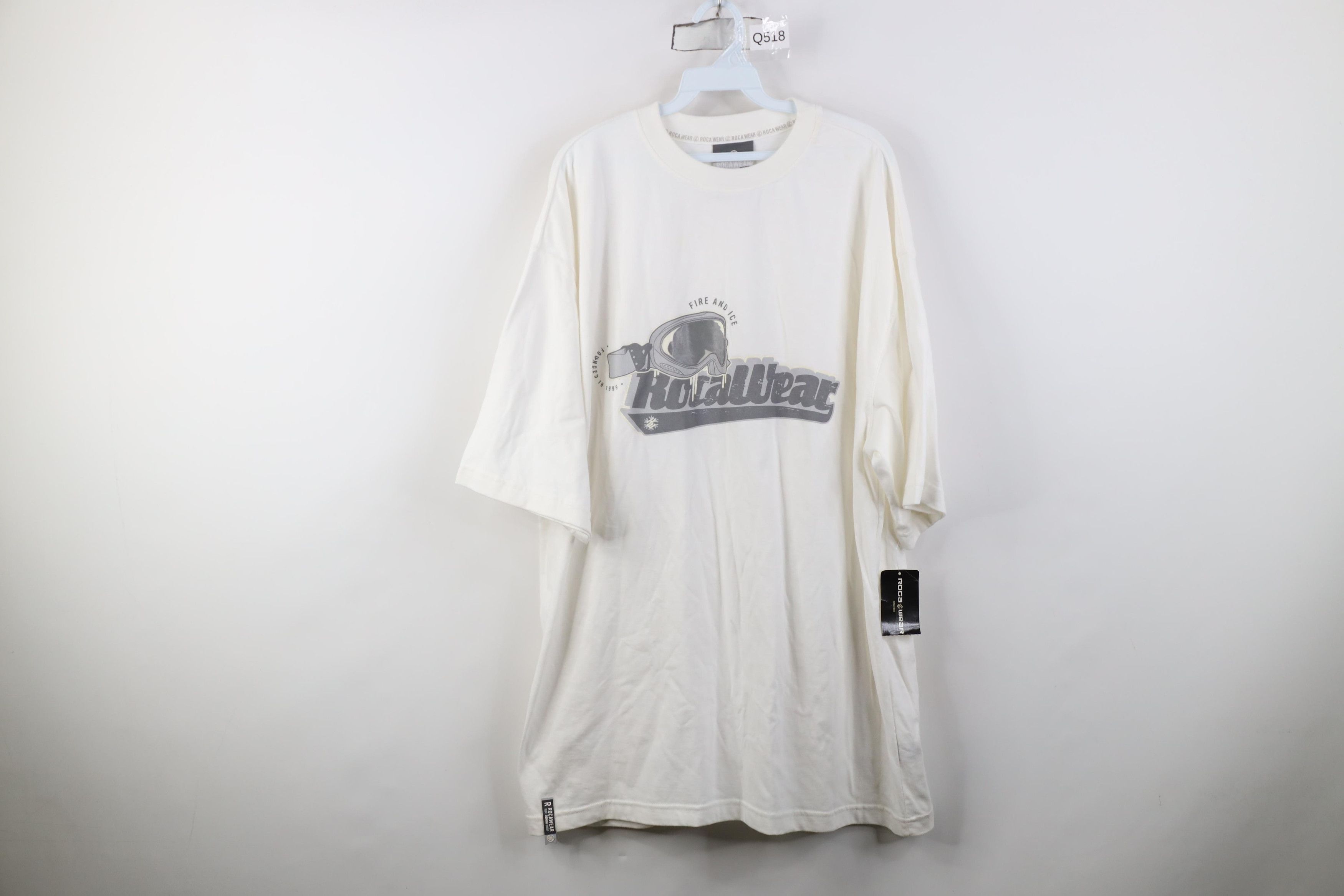 Rocawear Deadstock Vintage Y2K Rocawear Fire and Ice Goggles T-Shirt Size US XL / EU 56 / 4 - 1 Thumbnail