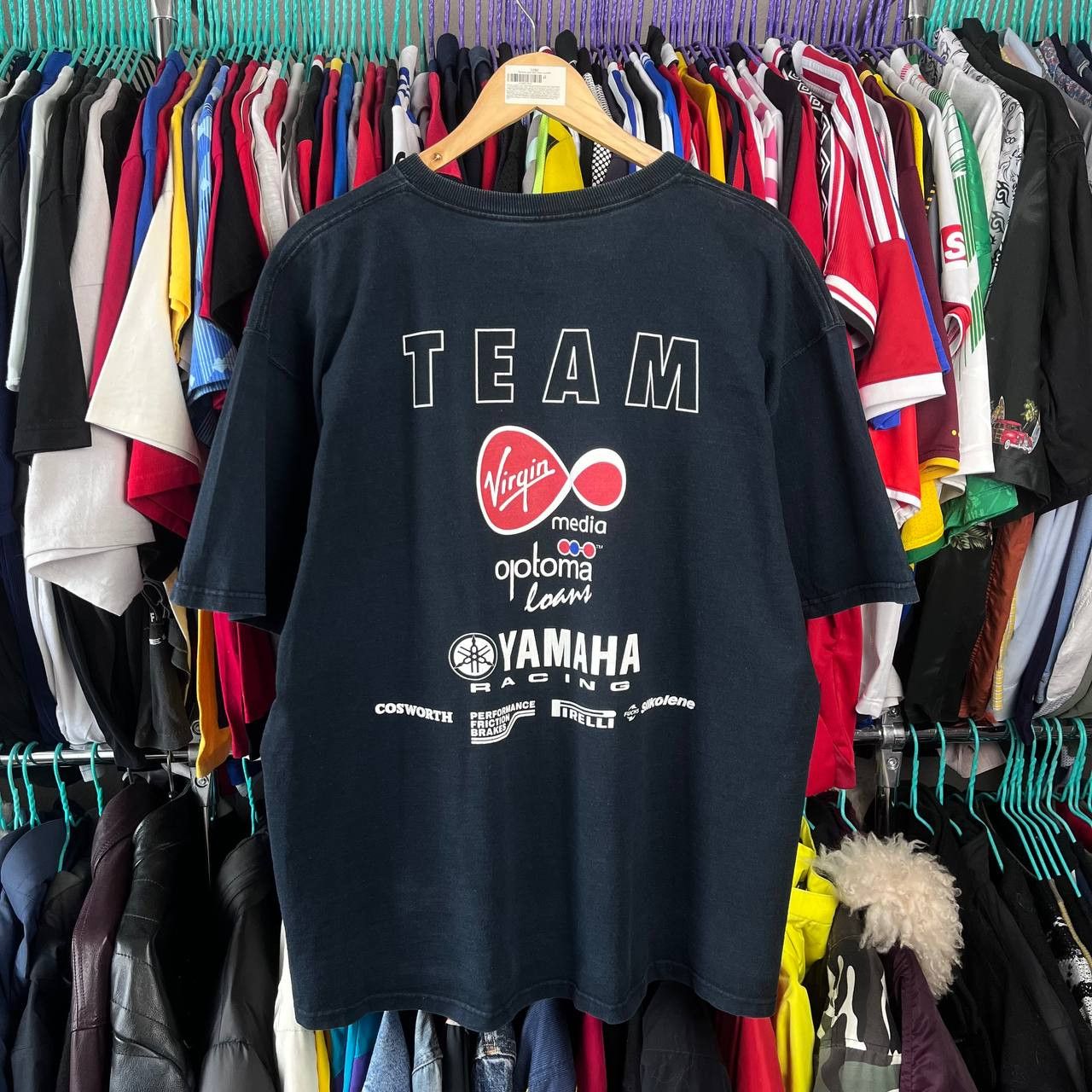 Vintage Vintage YAMAHA Racing Motorcycle Tshirt Size 2XL Size US XXL / EU 58 / 5 - 7 Thumbnail