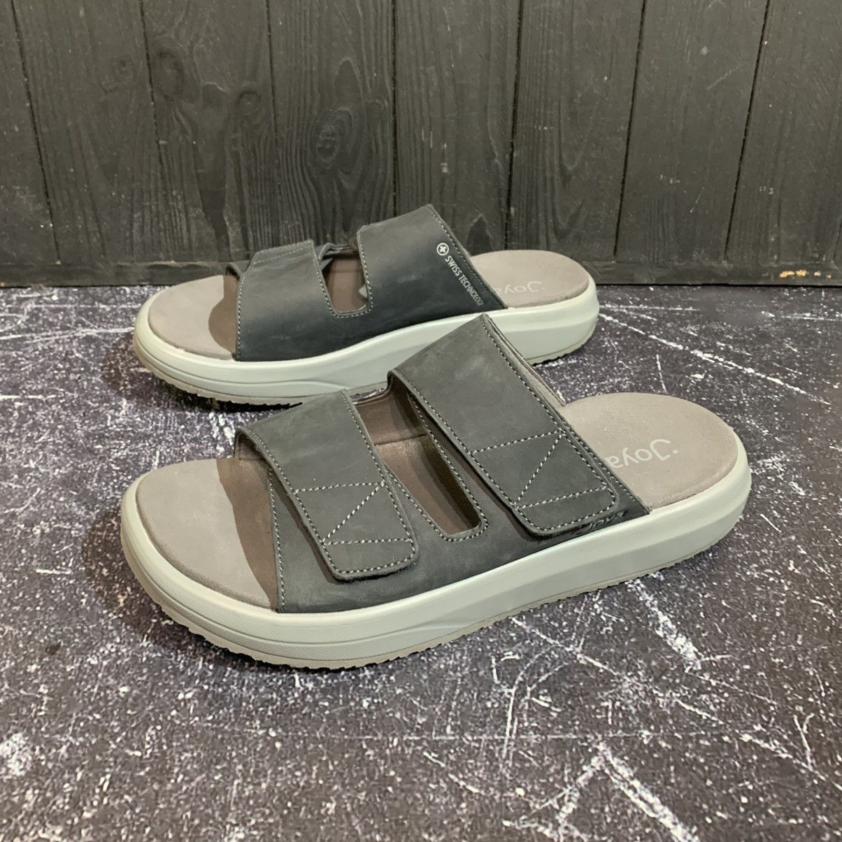 Joya Joya Max III Men’s Leather Slides Sandals Size 43 EU 9.5 US Size US 9.5 / EU 42-43 - 3 Thumbnail