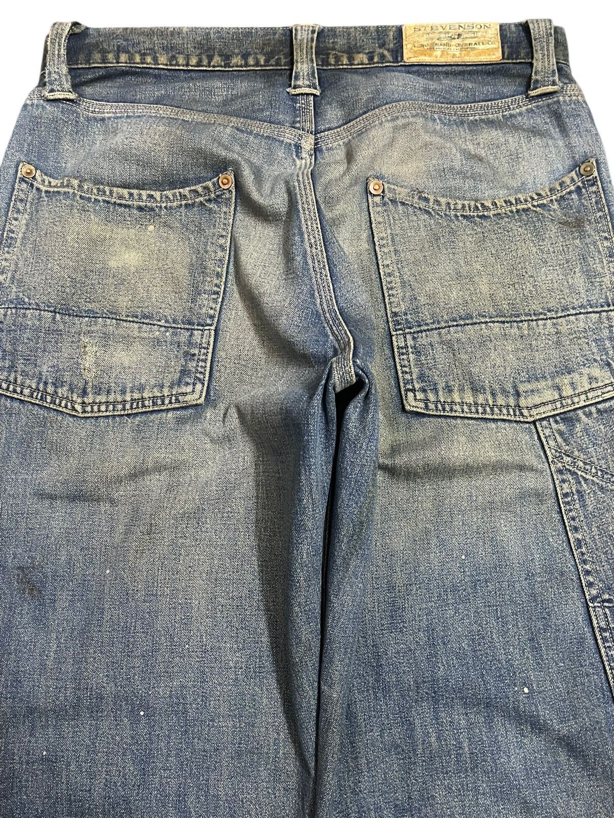 Stevenson Overall Co. Vintage Japan Stevenson Overall Co Mud Wash Carpenter Jeans Size US 30 / EU 46 - 5 Thumbnail