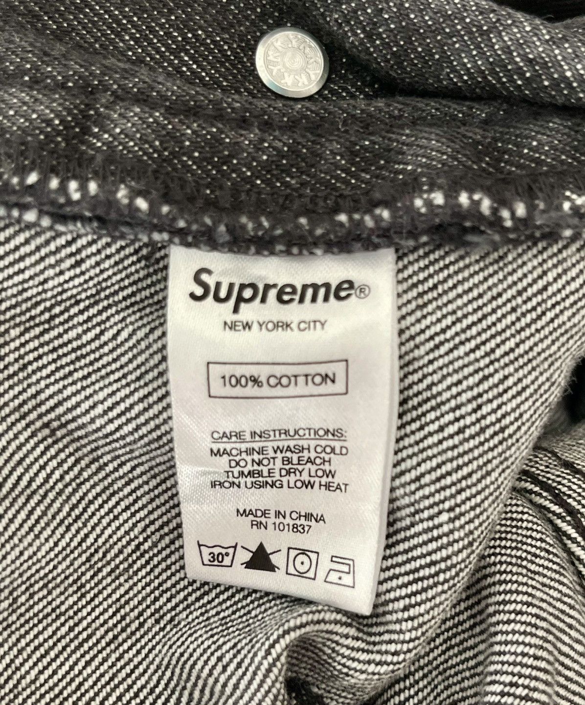 Supreme Supreme Logo Denim Overalls Size US 26 / EU 42 - 14 Thumbnail