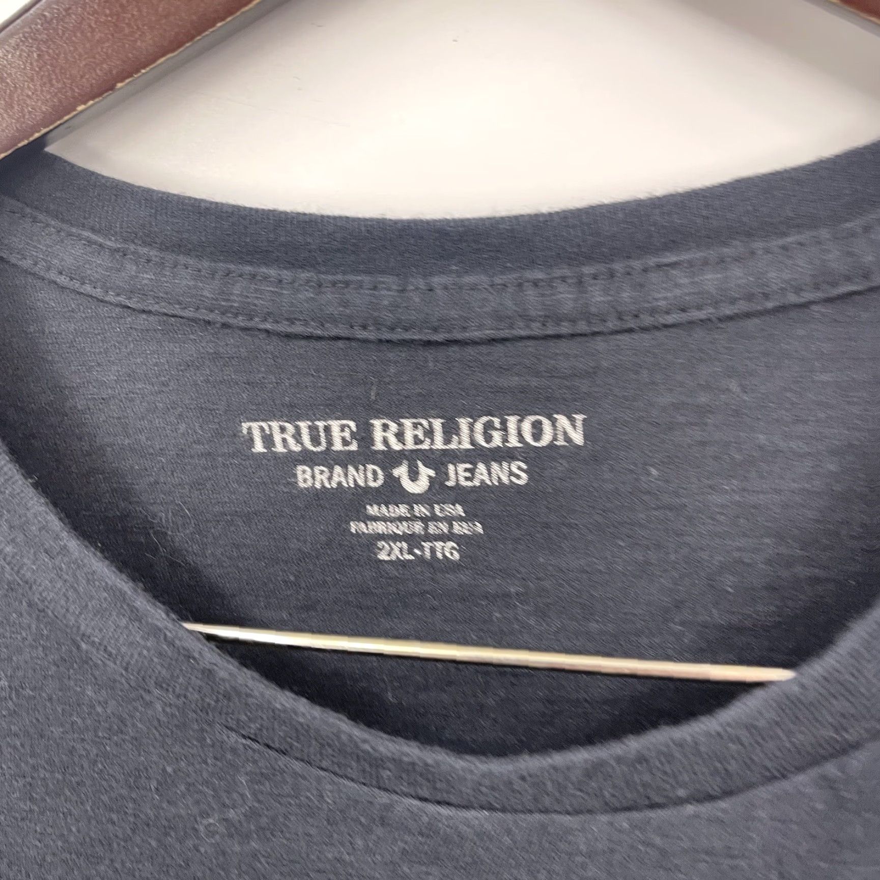 True Religion True Religion T Shirt Mens 2XL Black Eagle Logo 90s Y2k Crew Neck Streetwear Size US XXL / EU 58 / 5 - 7 Thumbnail