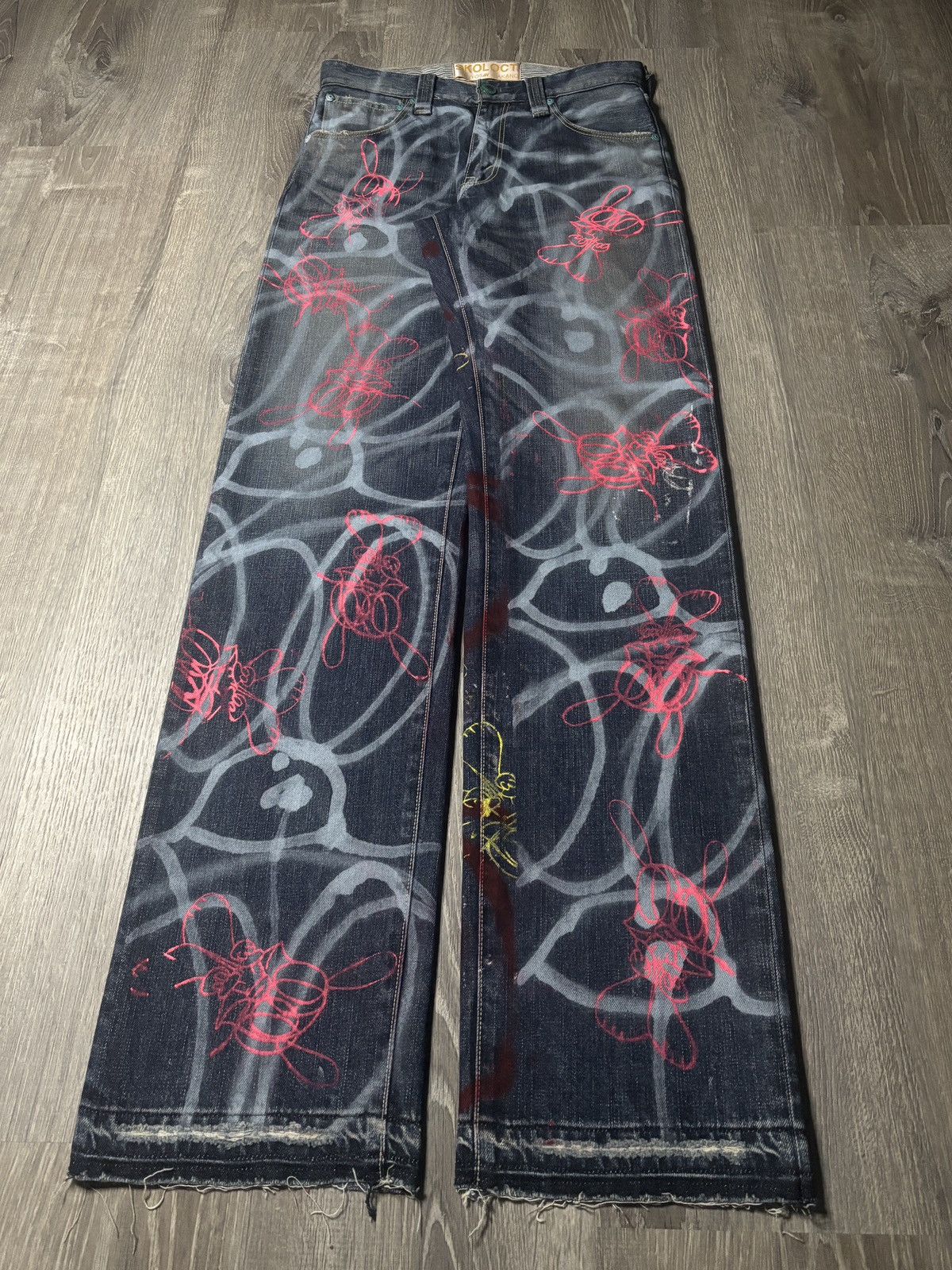 Skoloct skoloct 1/1 handpainted denim Size US 31 - 2 Thumbnail