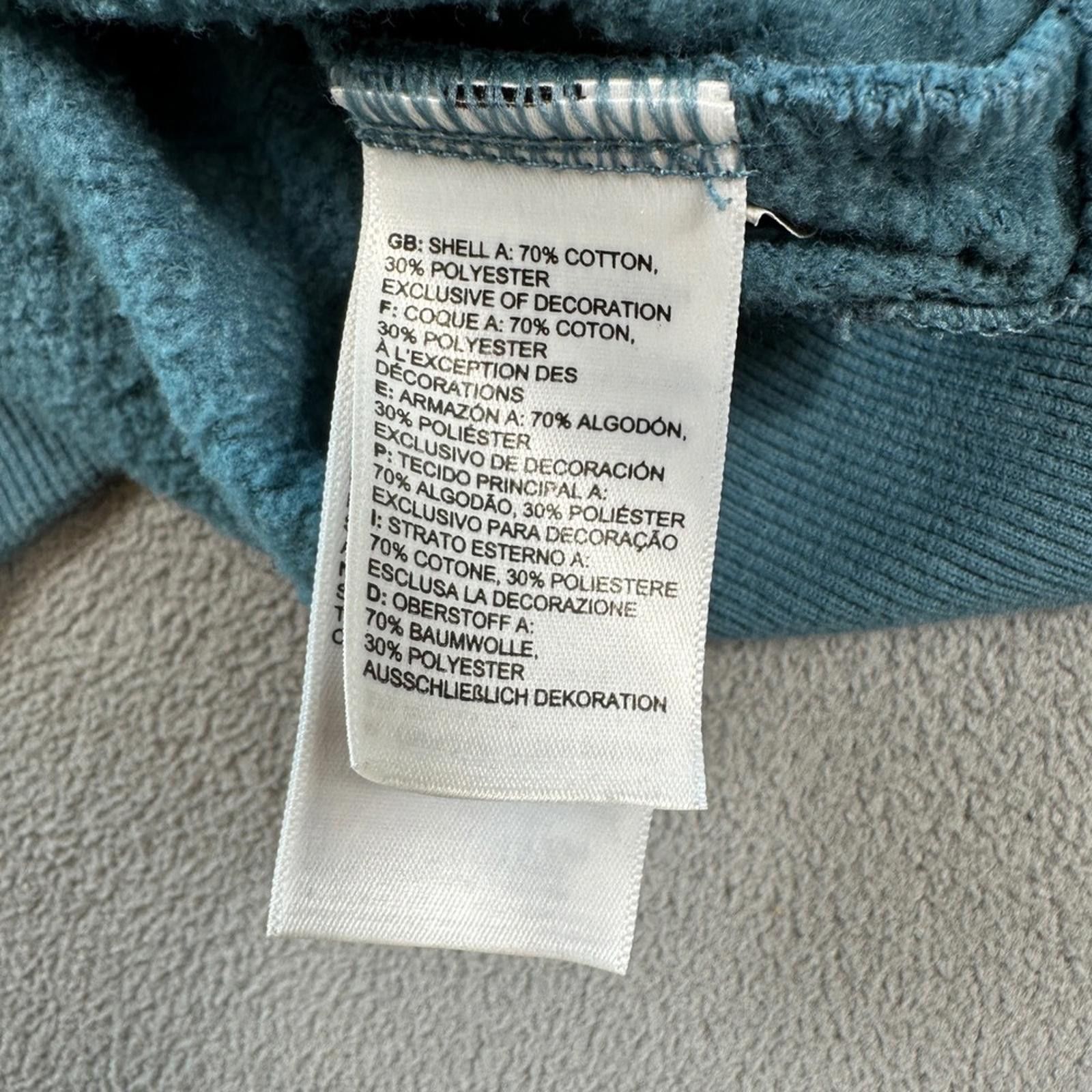The North Face The North Face Womens Hoodie Pullover Teal Logo Sweatshirt M Size M / US 6-8 / IT 42-44 - 5 Thumbnail
