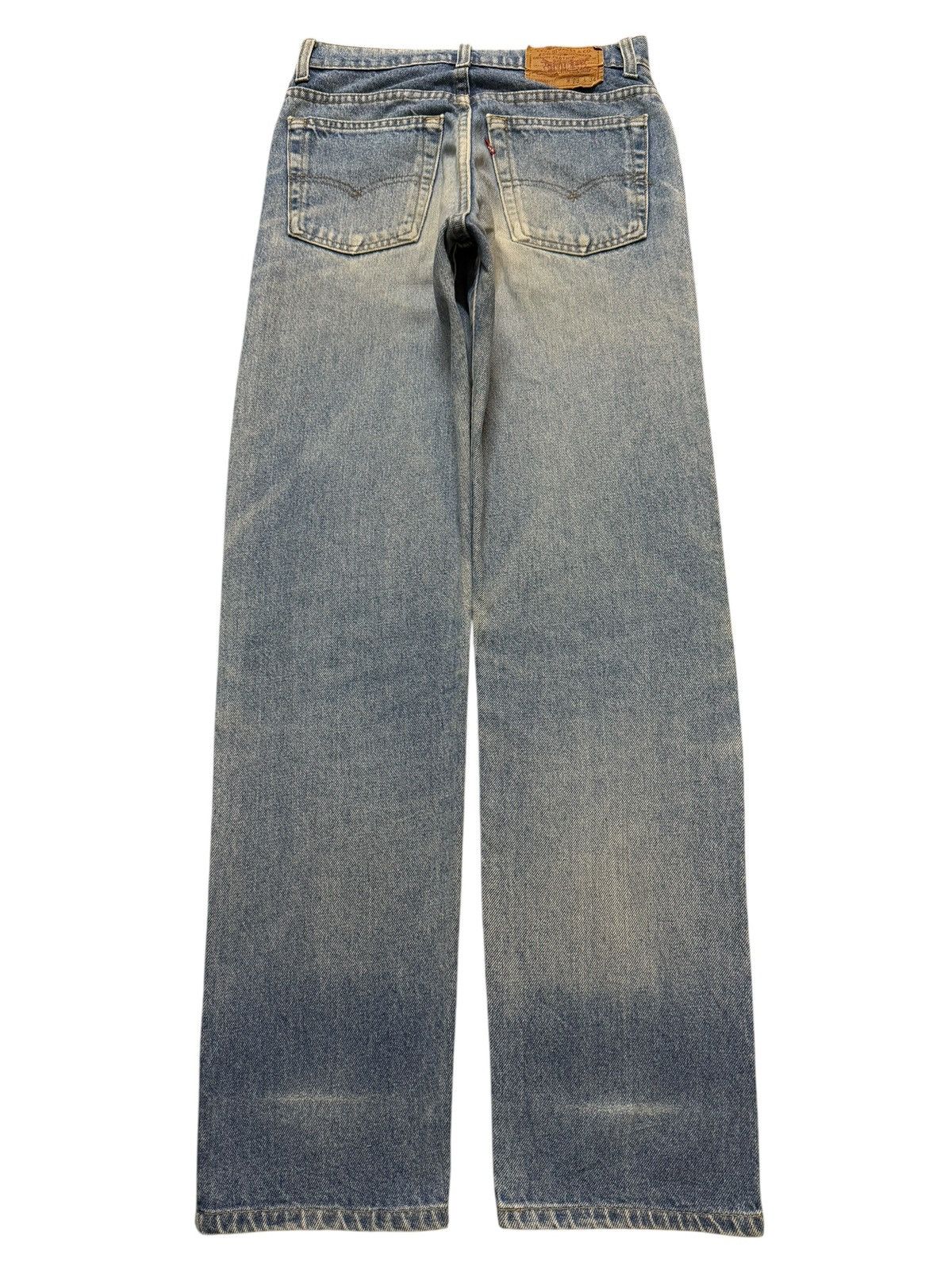 Levi's Vintage 90s Levis 510 Blue Faded Mud Wash Distressed Jeans Size US 28 / EU 44 - 2 Thumbnail