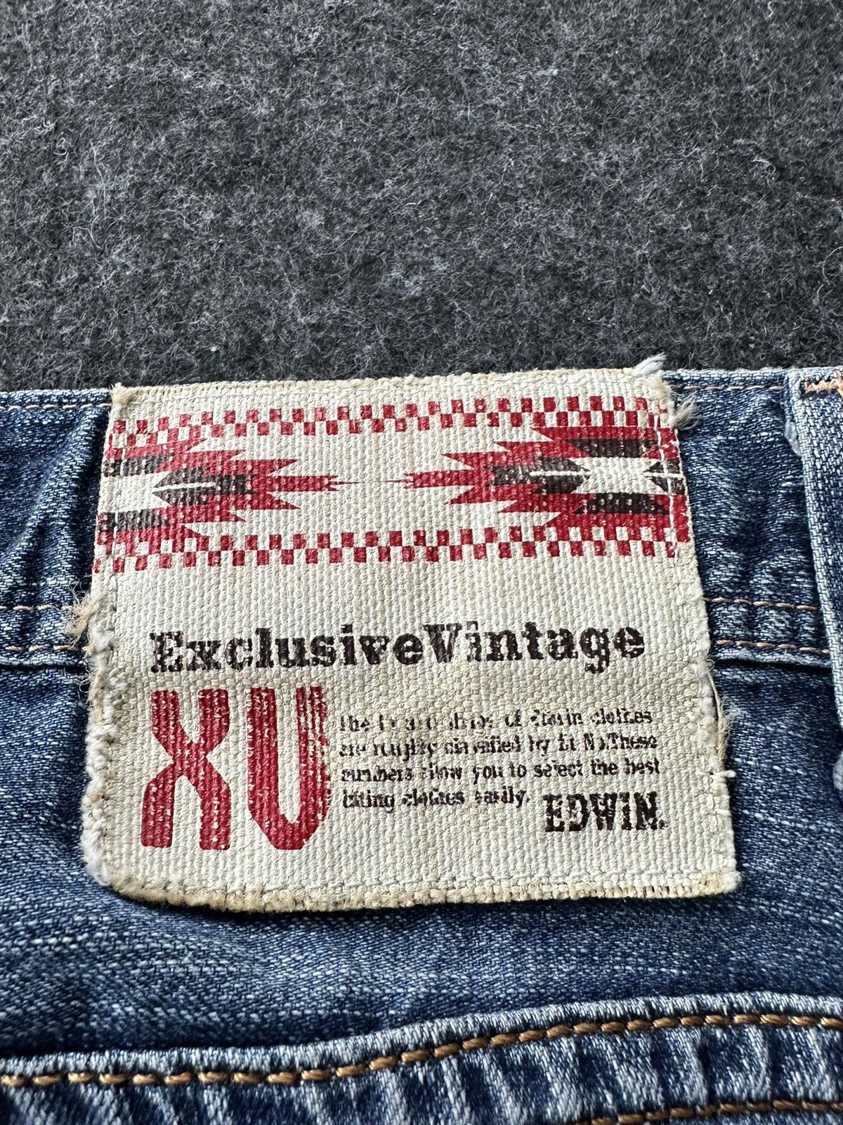 Edwin Vtg 90s Edwin 413Xvs Bushpant 6 Pocket Denim 32x32 D441 Size US 32 / EU 48 - 8 Thumbnail